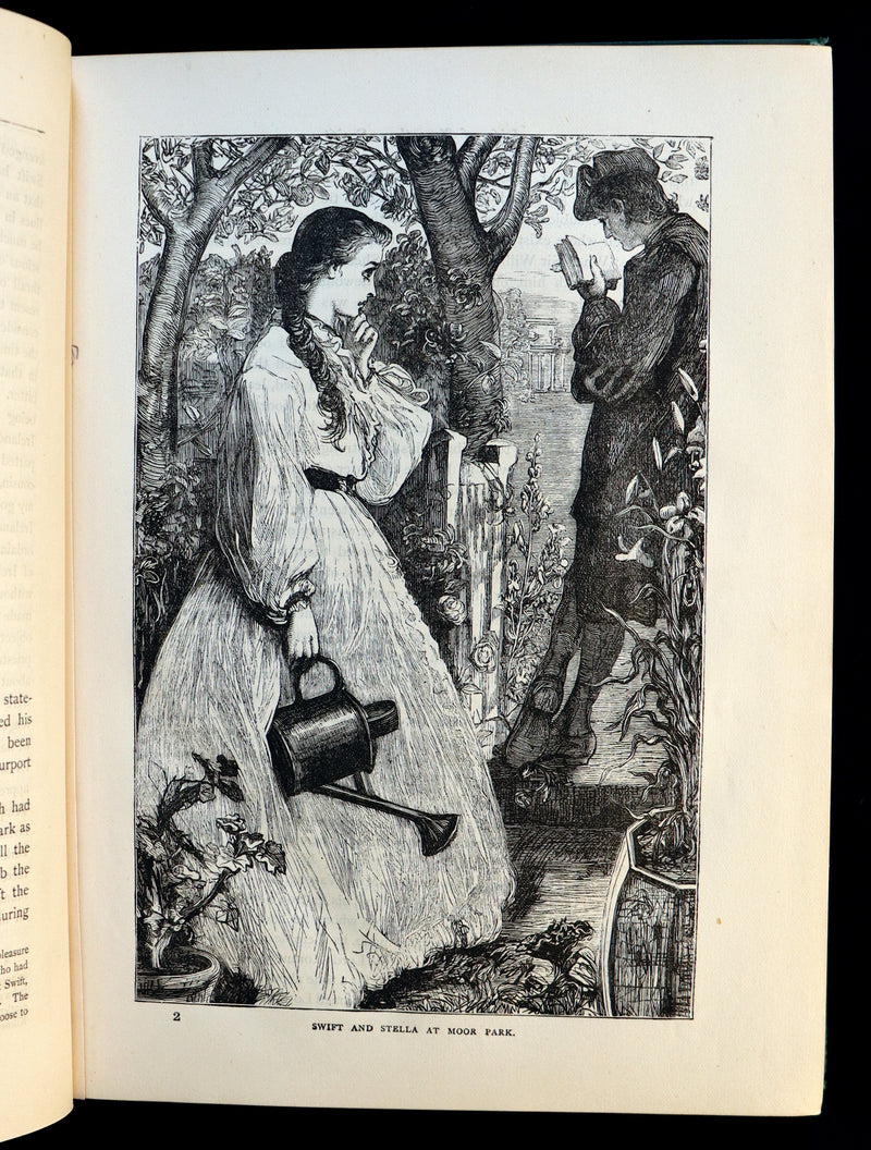 1884 Rare Victorian Book - GULLIVER's Travels Into Several Remote Nations of the World illustrated by Thomas Morten.
