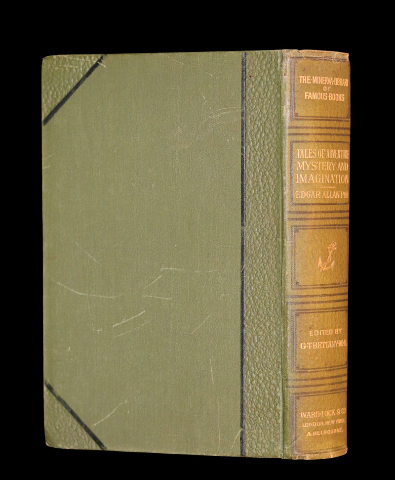 1890 Rare Book - Edgar Allan POE Tales of Adventure Mystery and Imagination.