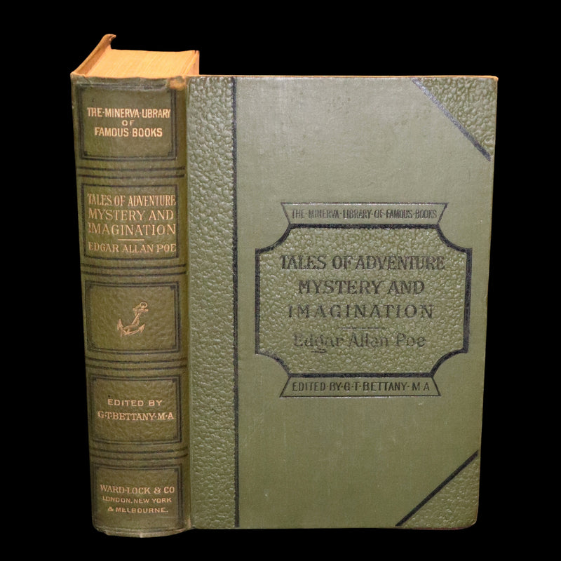 1890 Rare Book - Edgar Allan POE Tales of Adventure Mystery and Imagination.