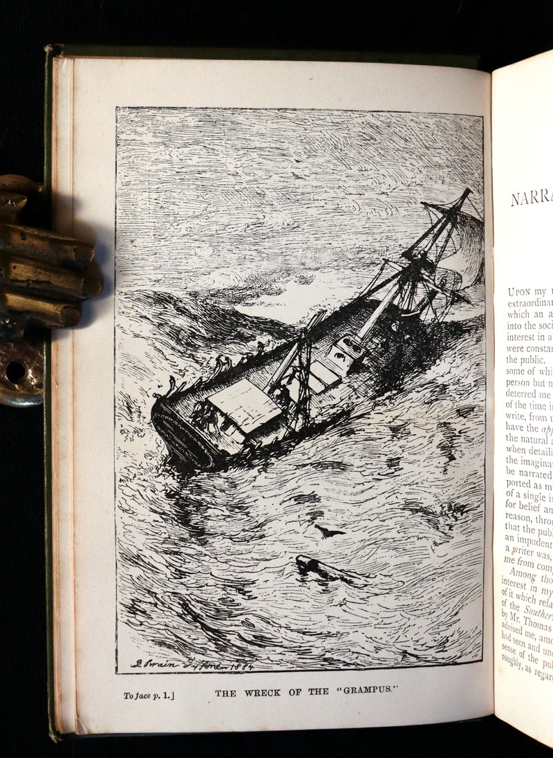 1890 Rare Book - Edgar Allan POE Tales of Adventure Mystery and Imagination.