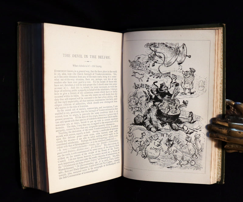 1890 Rare Book - Edgar Allan POE Tales of Adventure Mystery and Imagination.