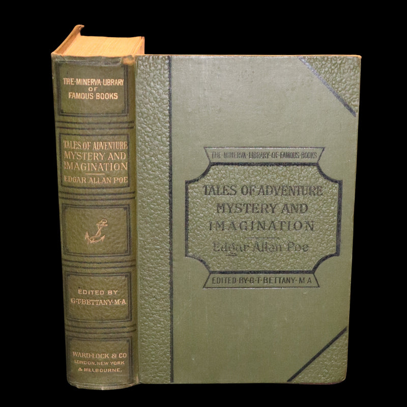 1890 Rare Book - Edgar Allan POE Tales of Adventure Mystery and Imagination.