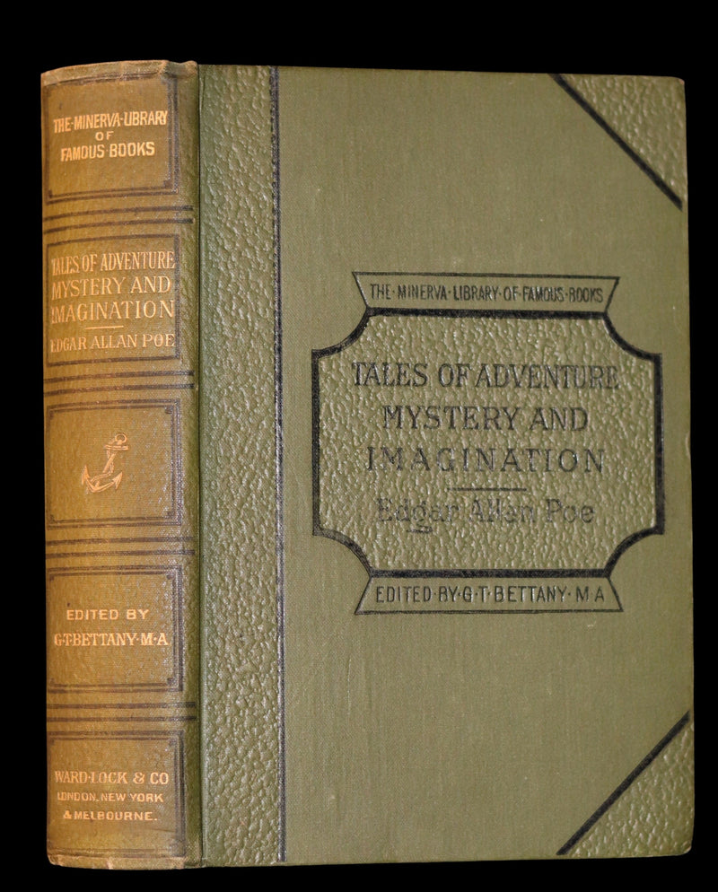 1890 Rare Book - Edgar Allan POE Tales of Adventure Mystery and Imagination.