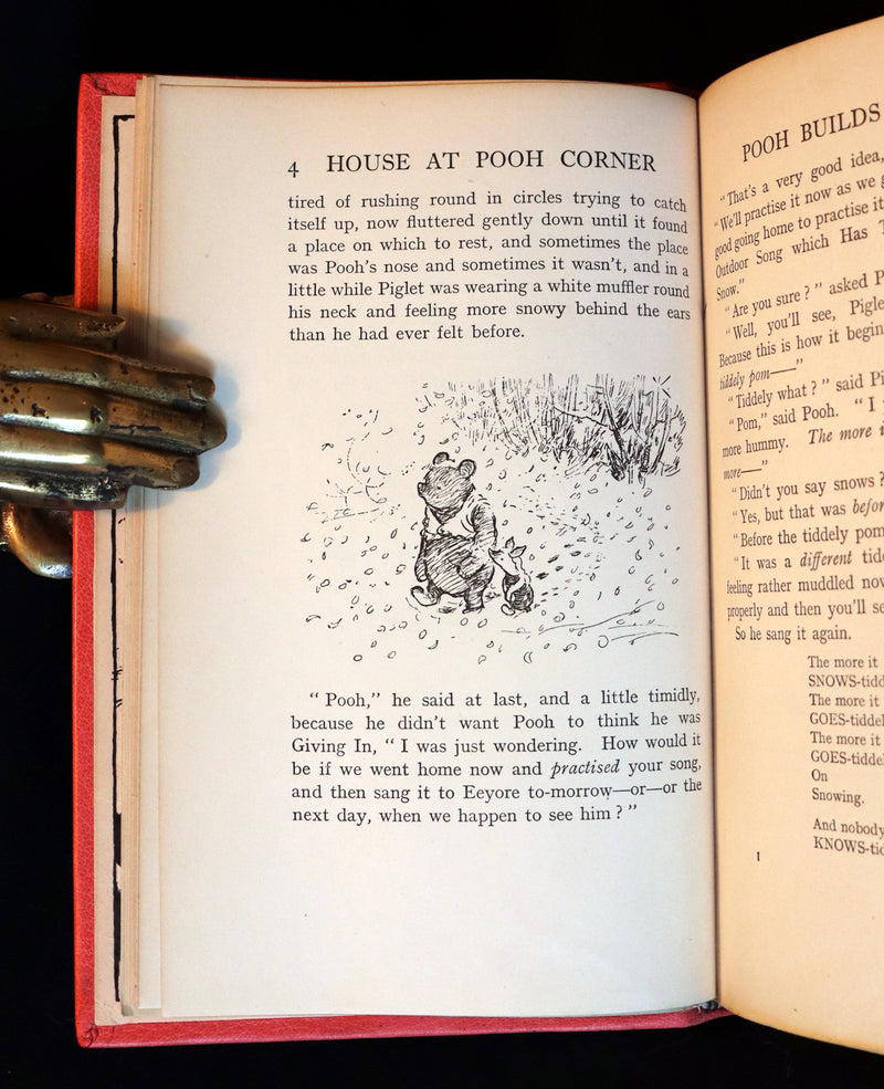 1928 First UK Edition - A. A. Milne & Ernest H. Shepard - The HOUSE at POOH CORNER.