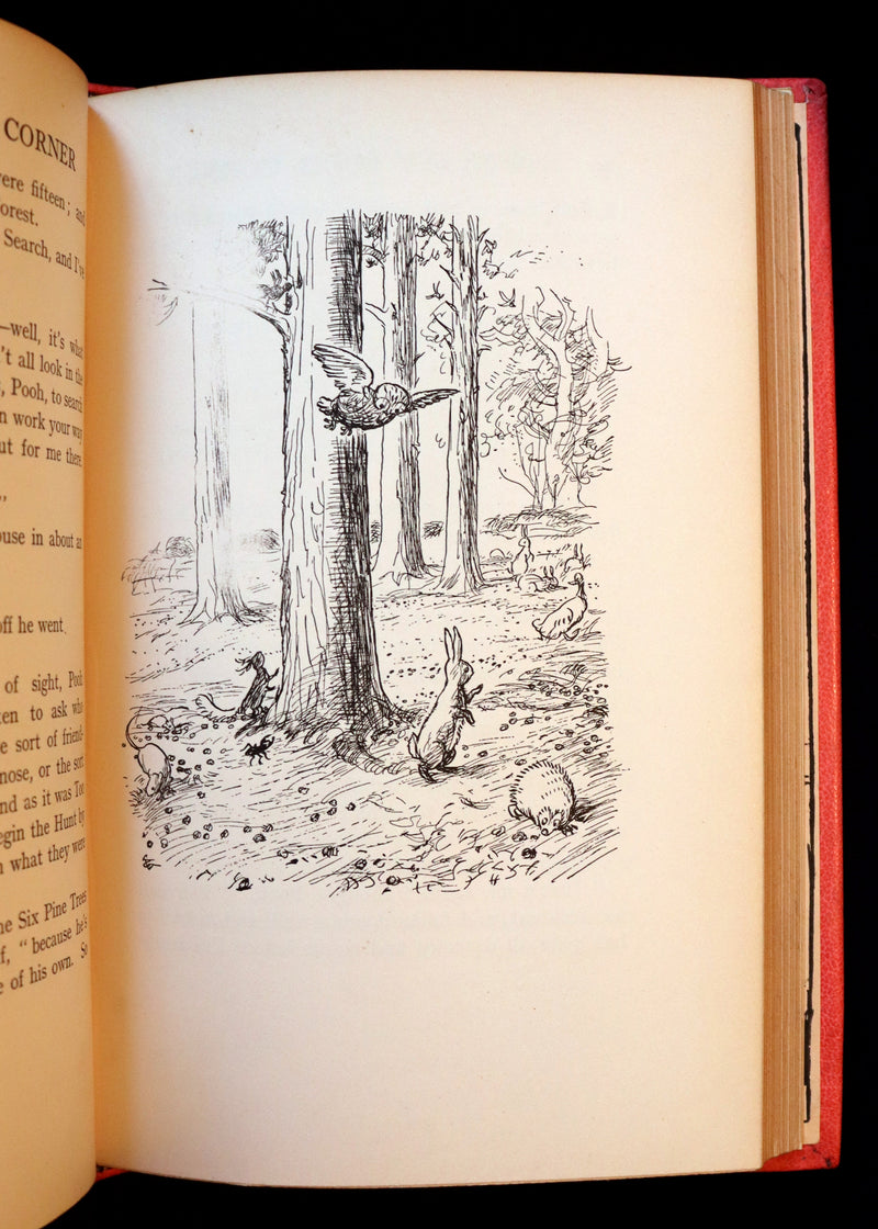 1928 First UK Edition - A. A. Milne & Ernest H. Shepard - The HOUSE at POOH CORNER.