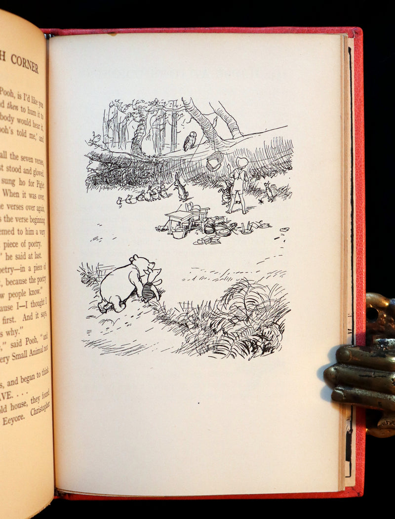 1928 First UK Edition - A. A. Milne & Ernest H. Shepard - The HOUSE at POOH CORNER.