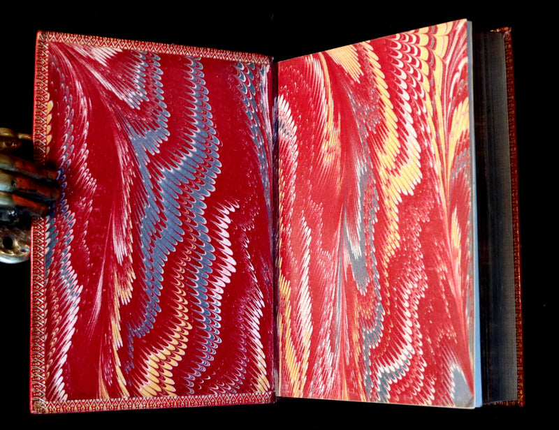 1869 Rare Book in a beautiful BINDING ~ The FAERIE QUEENE & The Complete Works of Edmund SPENSER.