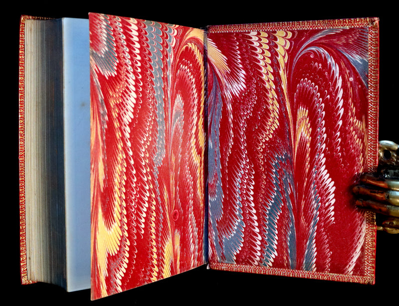 1869 Rare Book in a beautiful BINDING ~ The FAERIE QUEENE & The Complete Works of Edmund SPENSER.