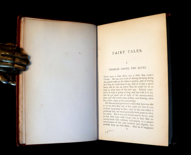 1882 Scare Book - Moonshine Fairy Stories Illustrated by William Brunton. First Edition.