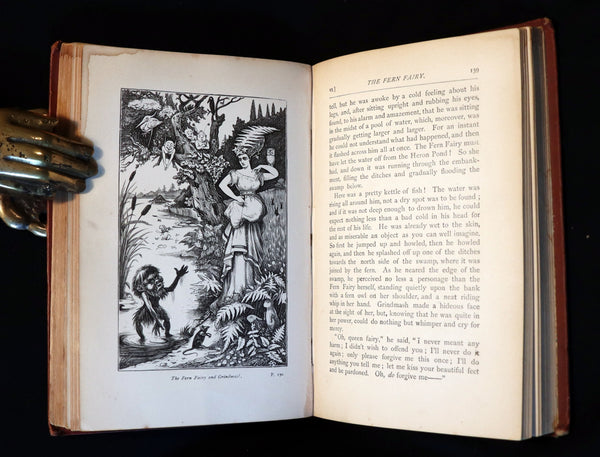 1882 Scare Book - Moonshine Fairy Stories Illustrated by William Brunton. First Edition.