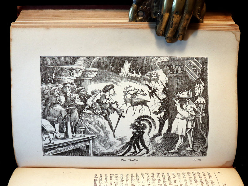 1882 Scare Book - Moonshine Fairy Stories Illustrated by William Brunton. First Edition.
