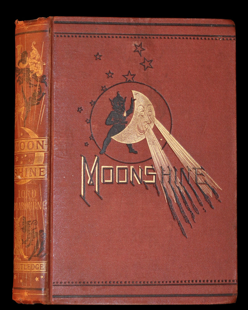 1882 Scare Book - Moonshine Fairy Stories Illustrated by William Brunton. First Edition.