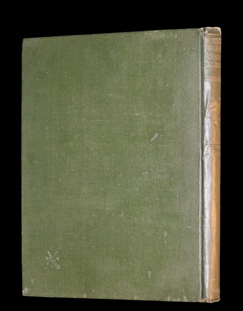 1918 Rare First Edition - The Springtide of Life by Swinburne illustrated by Arthur Rackham.