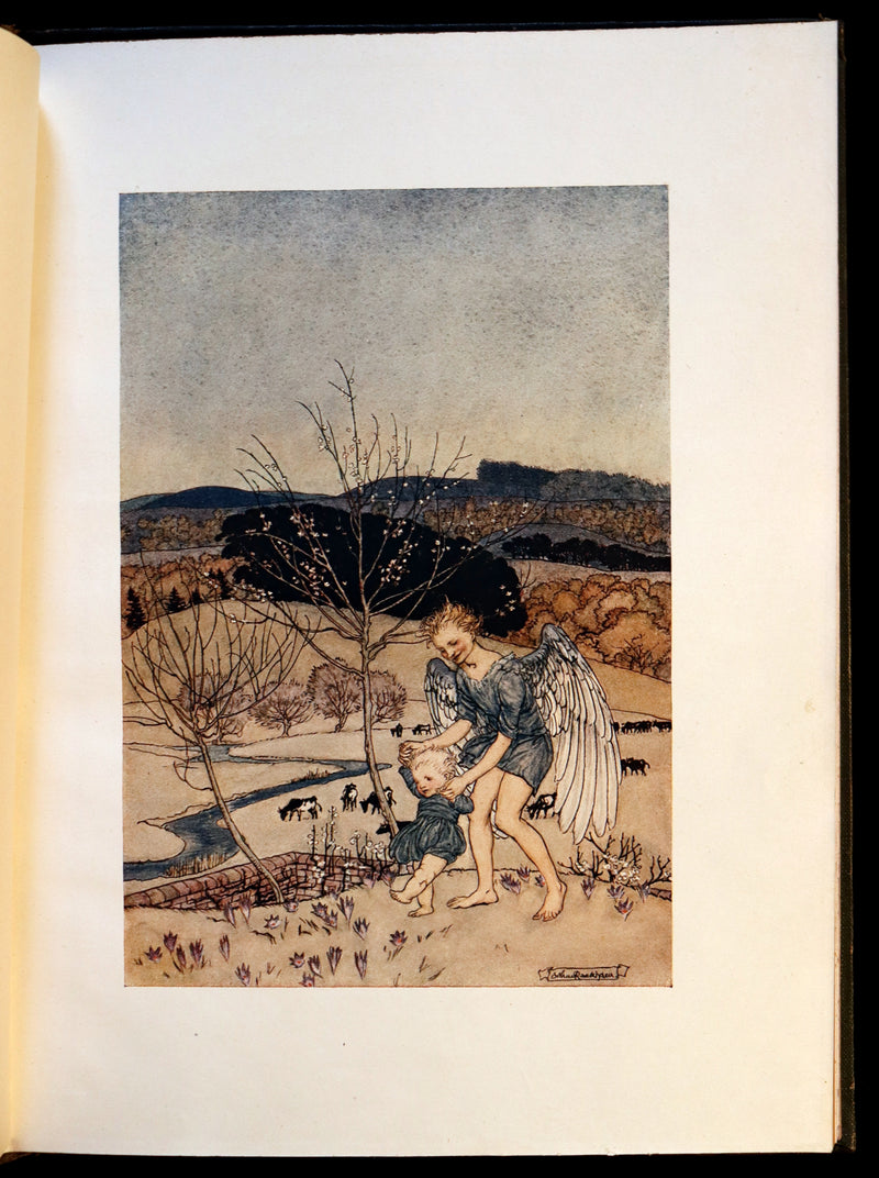 1918 Rare First Edition - The Springtide of Life by Swinburne illustrated by Arthur Rackham.