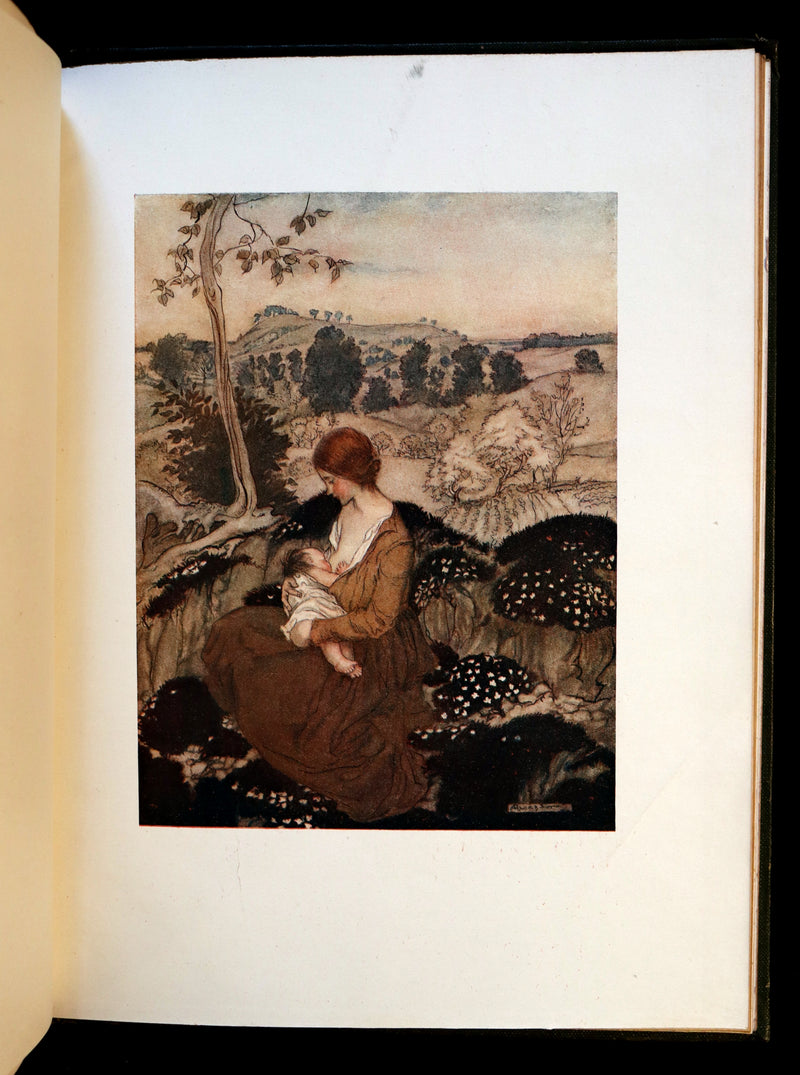 1918 Rare First Edition - The Springtide of Life by Swinburne illustrated by Arthur Rackham.