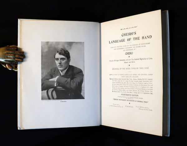 1900 Rare PALMISTRY Book - CHEIRO'S LANGUAGE OF THE HAND with reproductions of Famous Hands.