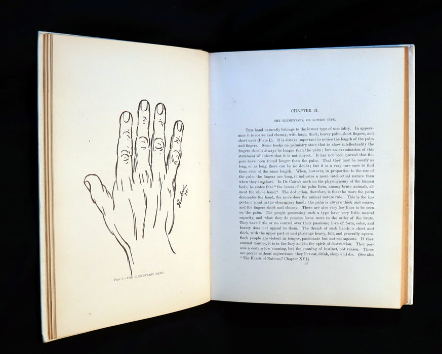 1900 Rare PALMISTRY Book - CHEIRO'S LANGUAGE OF THE HAND with reproductions of Famous Hands.