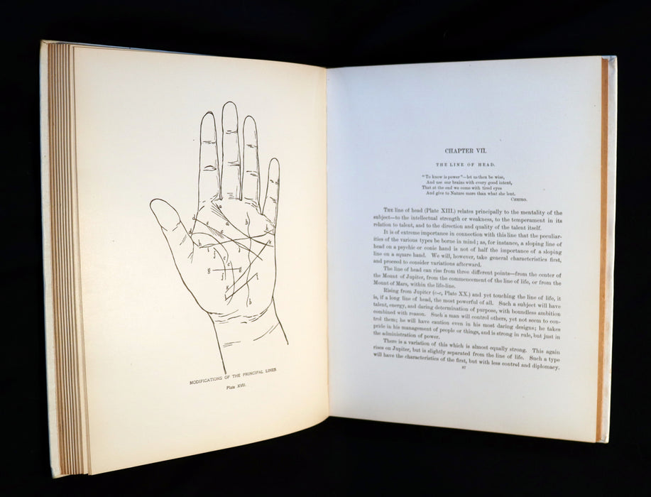 1900 Rare PALMISTRY Book - CHEIRO'S LANGUAGE OF THE HAND with reproductions of Famous Hands.