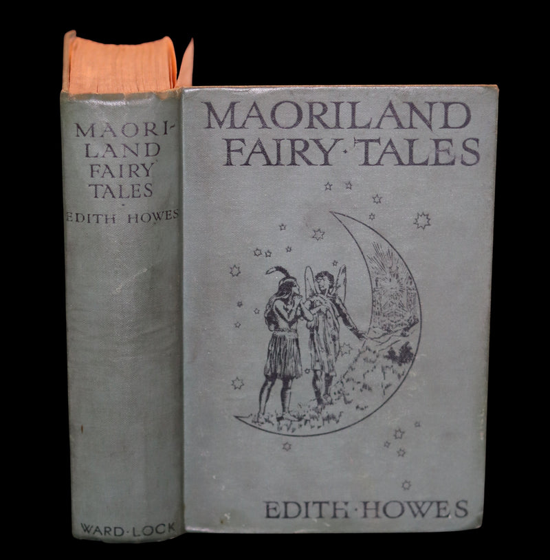 1936 Scarce Book - MAORILAND FAIRY TALES by Edith Howes - New Zealand Maori Tales.
