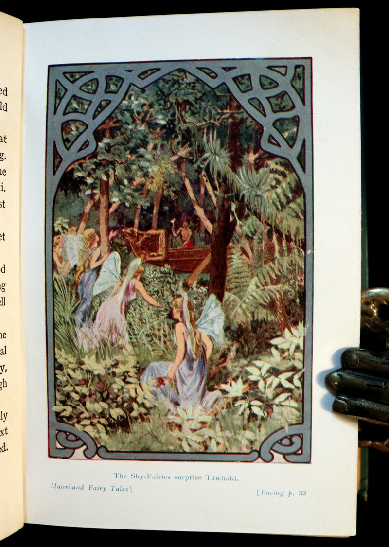 1936 Scarce Book - MAORILAND FAIRY TALES by Edith Howes - New Zealand Maori Tales.