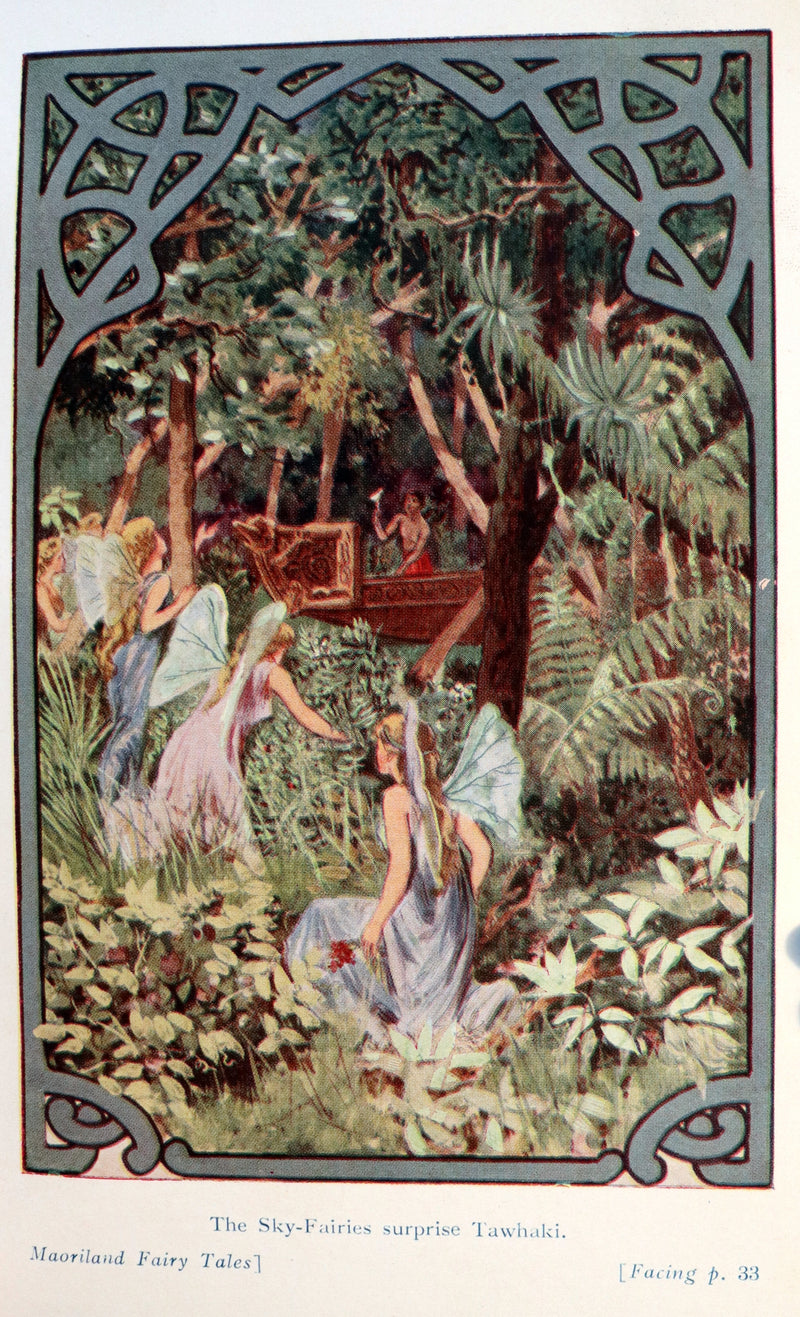 1936 Scarce Book - MAORILAND FAIRY TALES by Edith Howes - New Zealand Maori Tales.