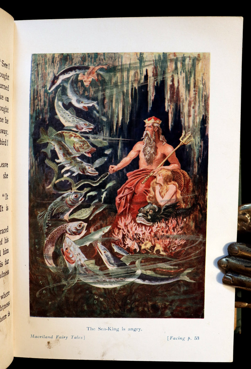 1936 Scarce Book - MAORILAND FAIRY TALES by Edith Howes - New Zealand Maori Tales.