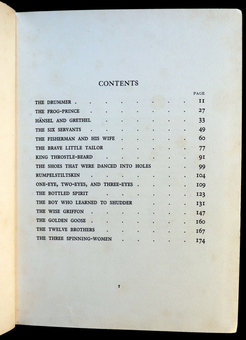1930 Scarce Book - GRIMM's FAIRY Tales with 24 Colour Plates By Harry G. Theaker.