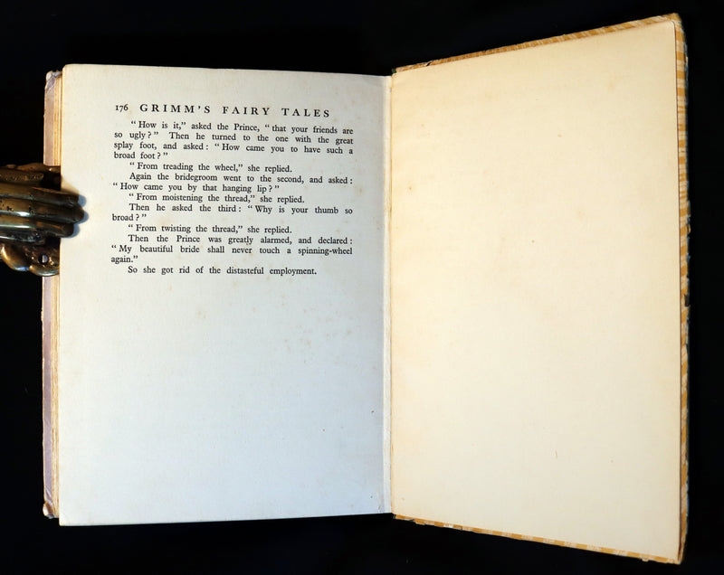 1930 Scarce Book - GRIMM's FAIRY Tales with 24 Colour Plates By Harry G. Theaker.