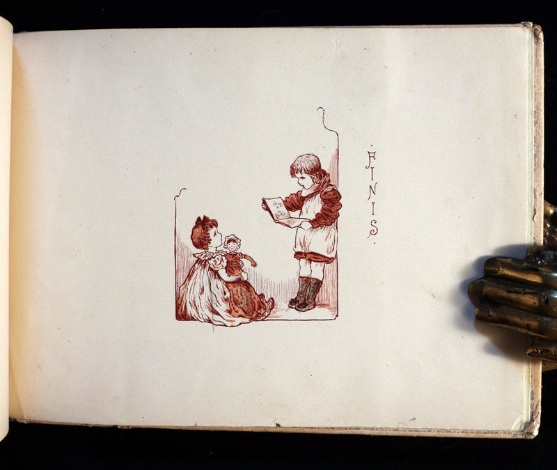 1883 Scarce Victorian Book -  Pictures from the Poets illustrated by T. Pym (Clara Creed). First Edition.