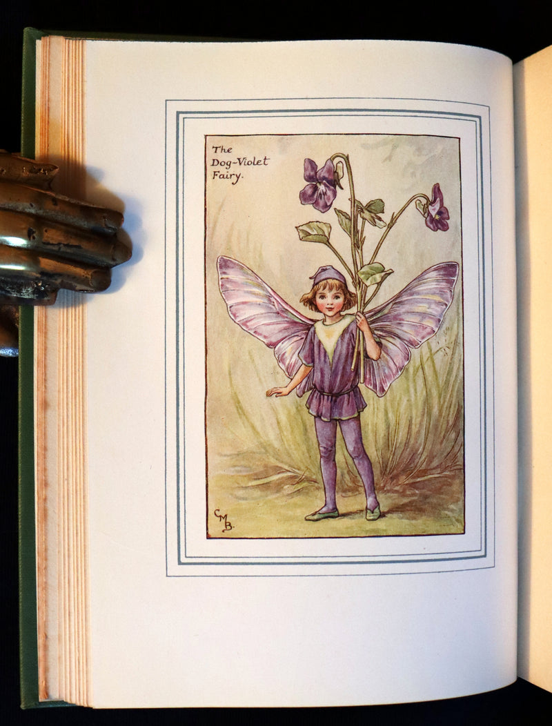 1940 Rare Book - THE BOOK OF THE FLOWER FAIRIES by Cicely Mary Barker.