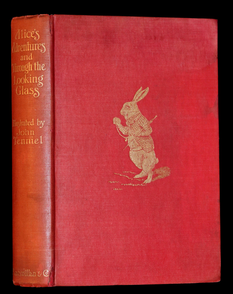 1911 Scarce First COLOR illustrated Edition - Alice's Adventures in Wonderland & Through the Looking-Glass.