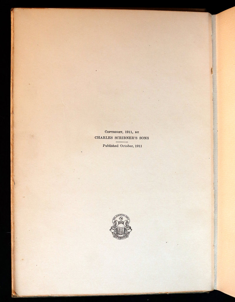 1911 Rare PETER PAN First Edition - PETER and WENDY by James Matthew Barrie illustrated by F.D. Bedford.