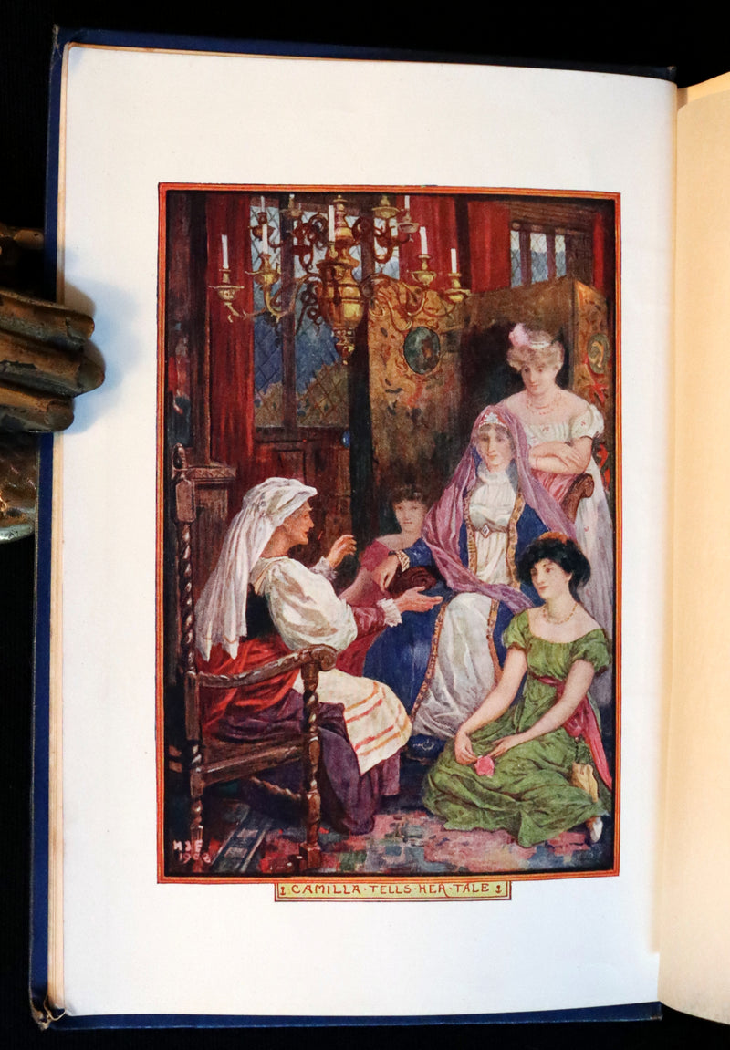 1908 Rare First Edition - THE BOOK OF PRINCES & PRINCESSES by Mrs. Lang & Andrew Lang.