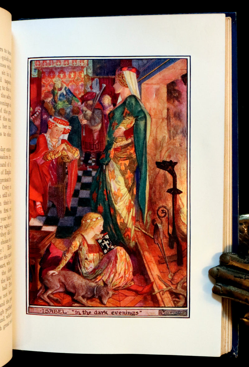 1908 Rare First Edition - THE BOOK OF PRINCES & PRINCESSES by Mrs. Lang & Andrew Lang.
