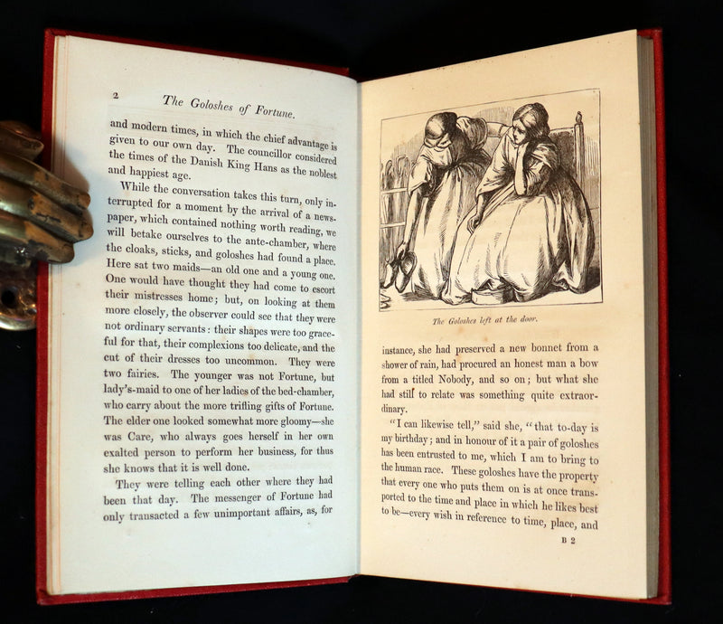 1890 Scarce Victorian Edition - Andersen's GOLOSHES of FORTUNE and SNOW QUEEN.