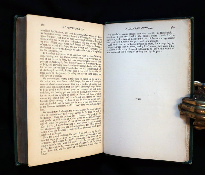 1890 Rare Book - THE LIFE & ADVENTURES OF ROBINSON CRUSOE Illustrated by E. Griset.