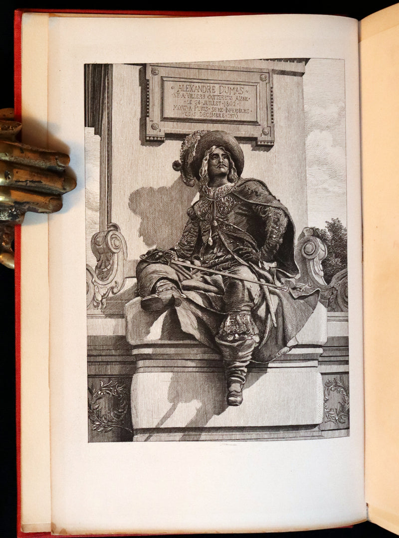1899 Scarce Illustrated Book set - The Three Musketeers by Alexandre Dumas.