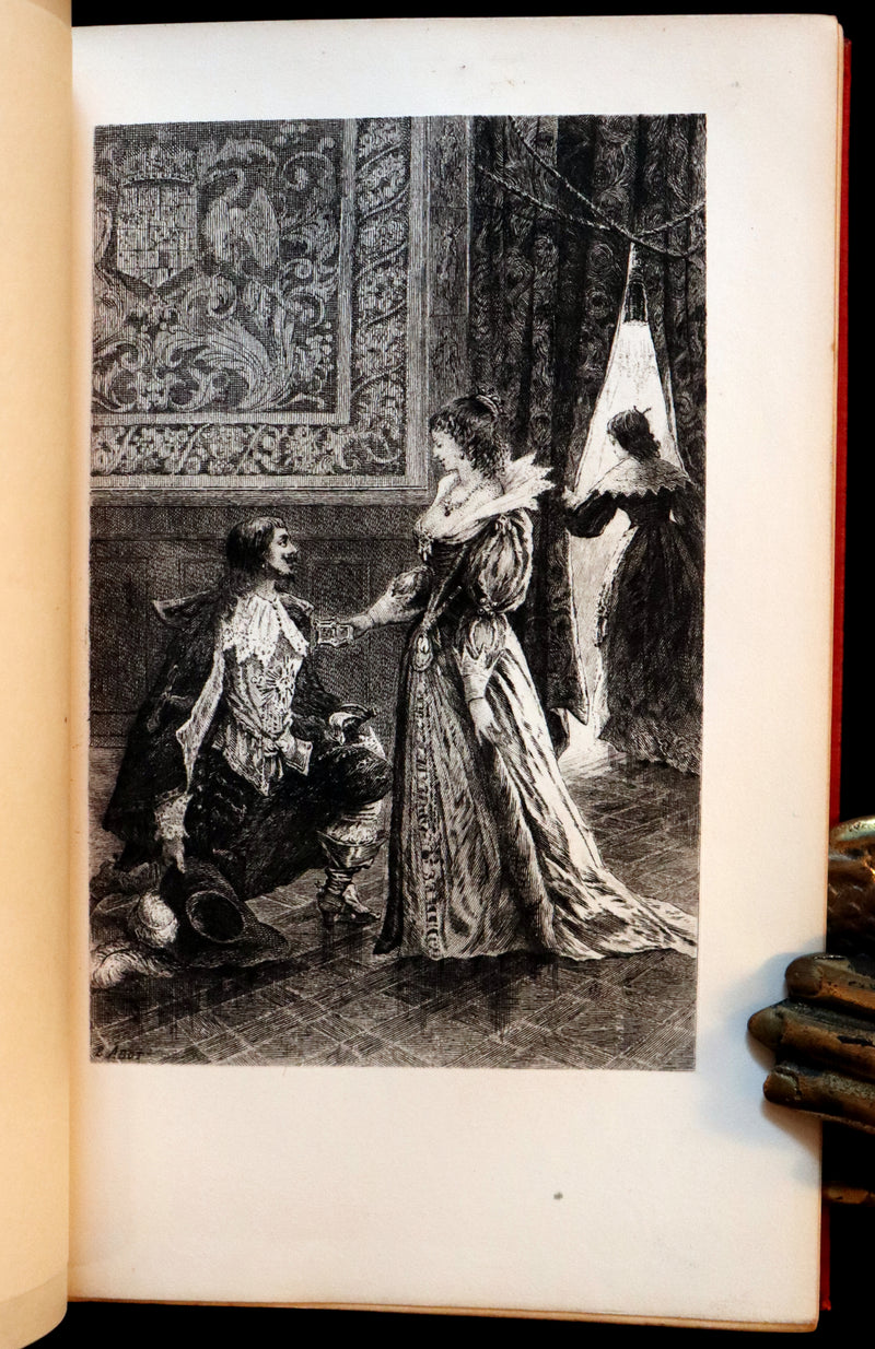 1899 Scarce Illustrated Book set - The Three Musketeers by Alexandre Dumas.