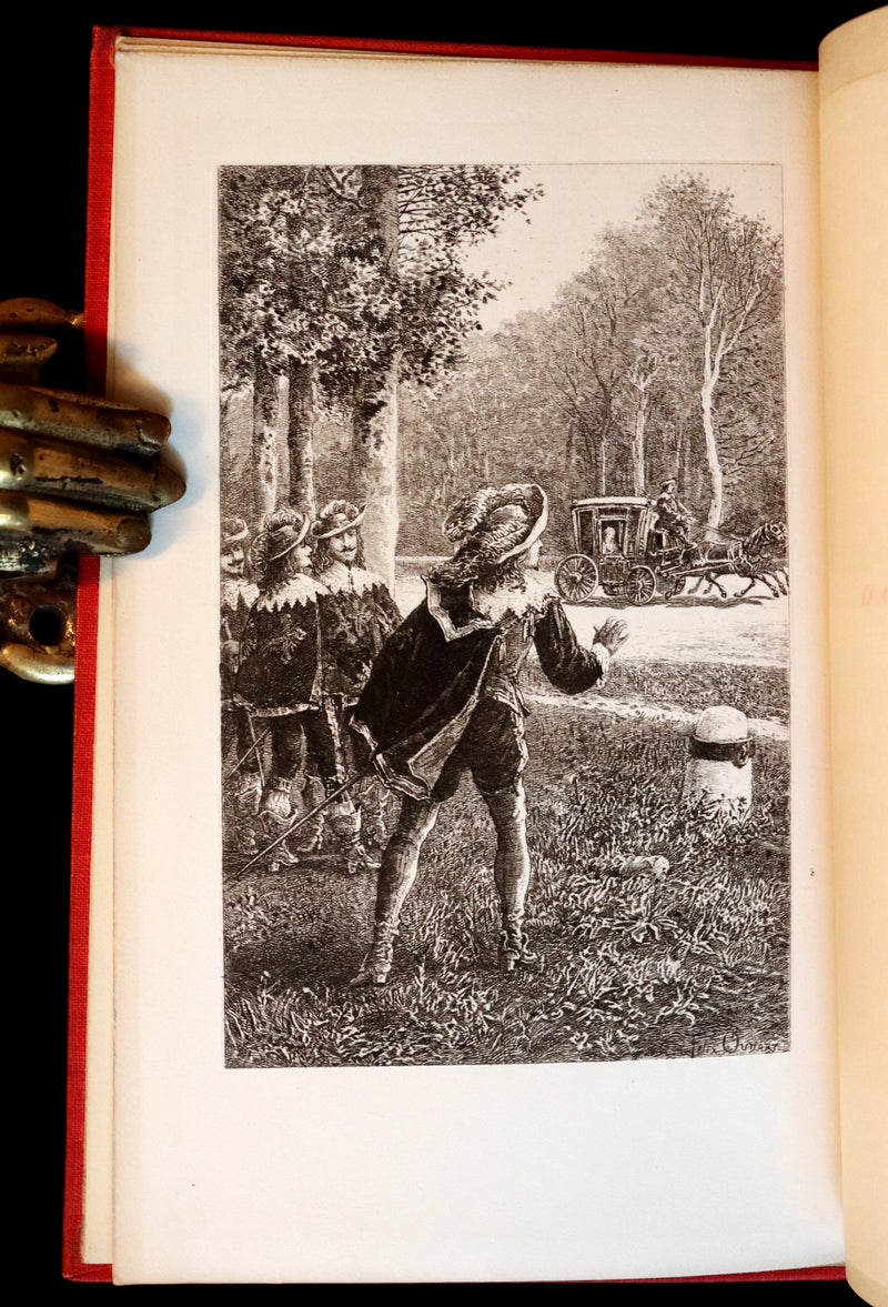 1899 Scarce Illustrated Book set - The Three Musketeers by Alexandre Dumas.