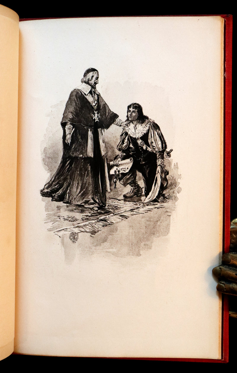 1899 Scarce Illustrated Book set - The Three Musketeers by Alexandre Dumas.