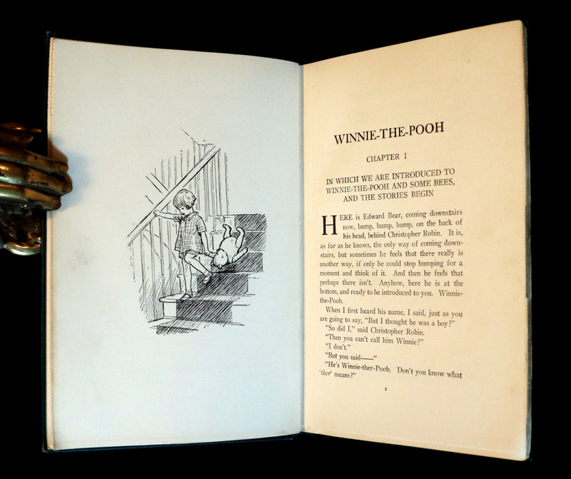 1926 Rare First Edition - WINNIE-THE-POOH by A.A. Milne & Illustrated by E.H. Shepard.