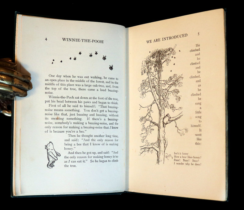 1926 Rare First Edition - WINNIE-THE-POOH by A.A. Milne & Illustrated by E.H. Shepard.