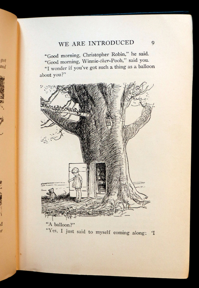 1926 Rare First Edition - WINNIE-THE-POOH by A.A. Milne & Illustrated by E.H. Shepard.