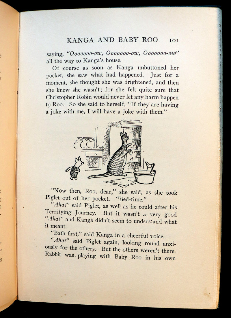 1926 Rare First Edition - WINNIE-THE-POOH by A.A. Milne & Illustrated by E.H. Shepard.