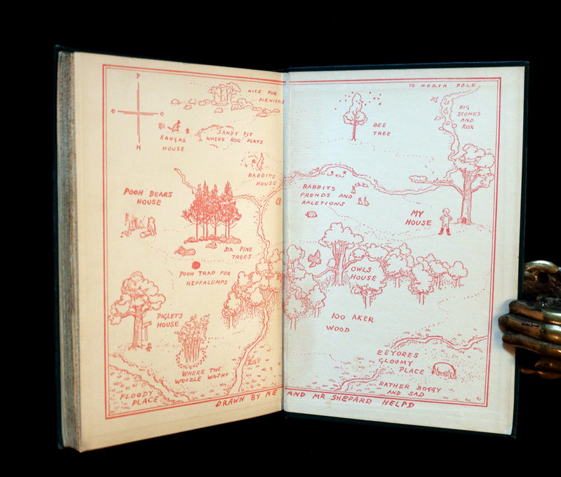 1926 Rare First Edition - WINNIE-THE-POOH by A.A. Milne & Illustrated by E.H. Shepard.