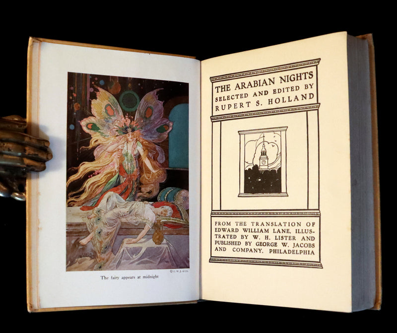 1920 Rare Book - The ARABIAN NIGHTS illustrated by William H. Lister.
