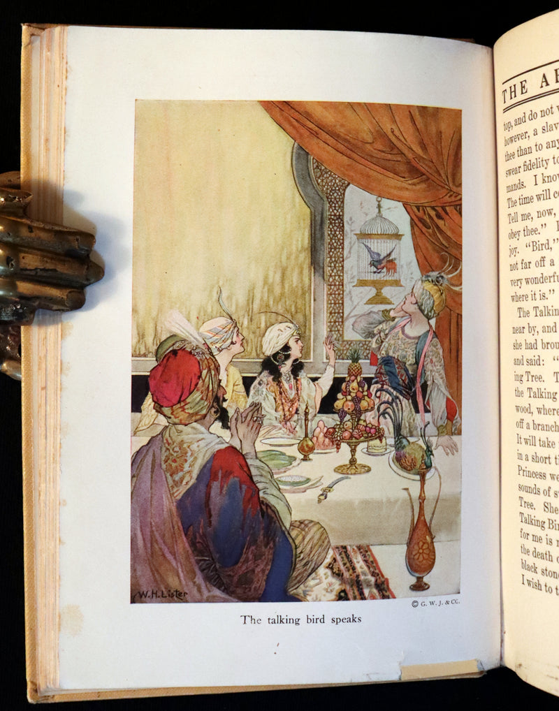 1920 Rare Book - The ARABIAN NIGHTS illustrated by William H. Lister.