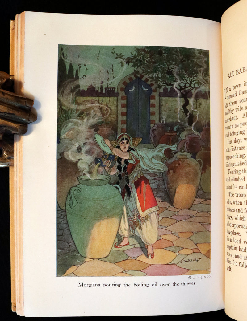 1920 Rare Book - The ARABIAN NIGHTS illustrated by William H. Lister.