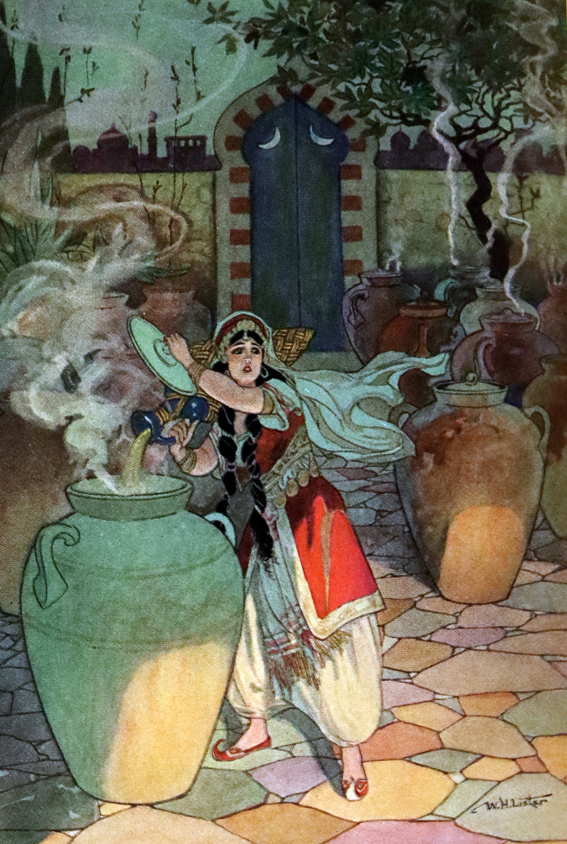 1920 Rare Book - The ARABIAN NIGHTS illustrated by William H. Lister.