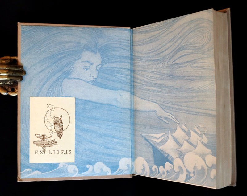 1919 Rare Book - AT THE BACK OF THE NORTH WIND, First Edition Illustrated by Jessie Willcox Smith.